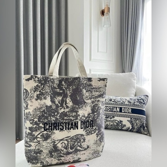 a Dior moment we can Dior Toile De Jouy Tote